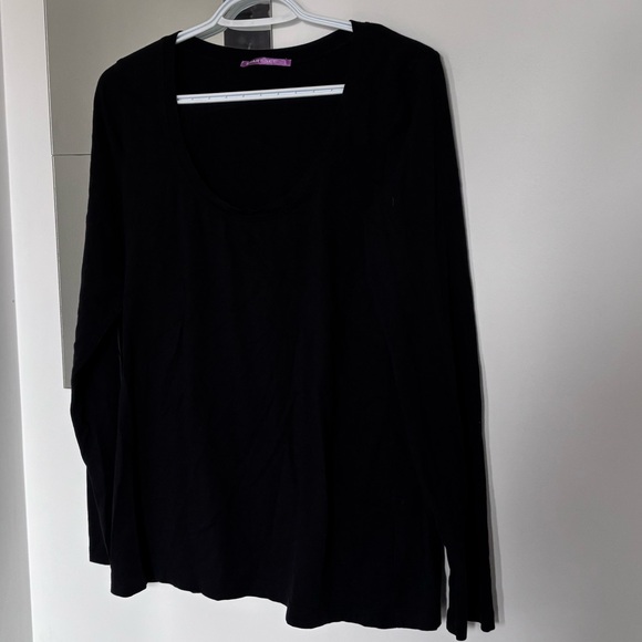Smart Set Black Long Sleeve Blouse - Picture 1 of 4